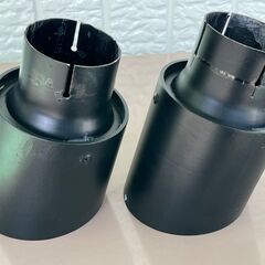 汎用 アルミ製 マフラーカッター ２個、マフラー適用径70-76mm 外径105mmの画像