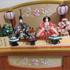 雛人形 高さ39 横82 奥行51