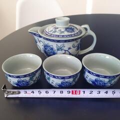 台湾茶器🏵️花柄飲茶セットの画像