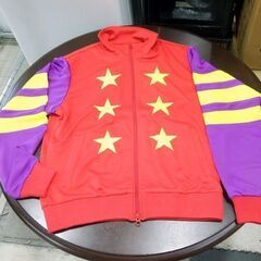 ① 開封未使用品 アサヒ飲料 Gワンダレース WANDA×JRA 勝負服ジャージ フリーサイズ 当選品 黄/赤 2パターン2枚セット 札幌市 新道東店の画像