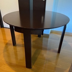 大川家具　幸家具会館　ダイニング丸テーブル　105サイズ