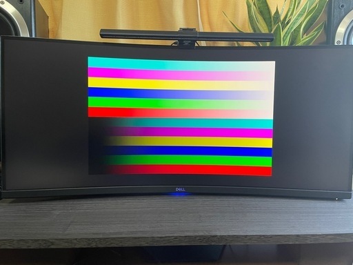 [お譲り先決定]極美品 DELL S3422DWG 34インチ 曲面ゲーミングモニター WQHD/144Hz/1ms/保証付 