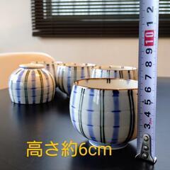 昭和レトロ🍵湯呑み５個セットの画像