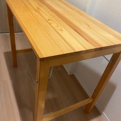 無印良品　パイン材　折りたたみテーブル