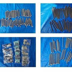 【電設資材まとめ売り】ネグロス金具・ボルト・ナット・設備部材一式（未使用）／現場余り【元値14万円超】の画像