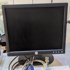 DELL　17インチ　PCモニター　LCDモニター　コード付き