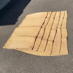 筵（むしろ） 茣蓙（ござ）6枚セット