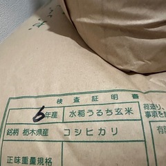 令和6年度産玄米コシヒカリ30キロ