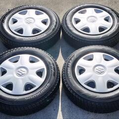 ◯145/80R13◯2022年製◯深溝◯スタッドレスタイヤホイ...
