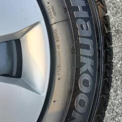 ◎145/80R13◎2022年製◎深溝◎スタッドレスタイヤホイール4本セット◎155/65R14のインチダウンに最適◎シーズンオフ価格◎ハンコック◎の画像