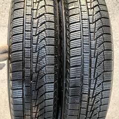 ◎145/80R13◎2022年製◎深溝◎スタッドレスタイヤホイール4本セット◎155/65R14のインチダウンに最適◎シーズンオフ価格◎ハンコック◎の画像