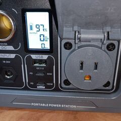 【新品同様】 ポータブル電源 PD65W 高速充電 60分で80%の画像