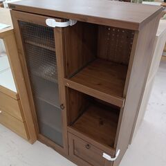 ★ジモティ割あり★  レンジ台 ブラウン W175×D41×H1...
