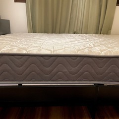 【受け渡し決定】セミダブルベッドとマットレスセット（現金支払い用）