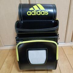 ②adidas　アディダス　黒/黄　ランドセル　
【値下げ不可】の画像