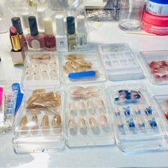 未使用ネイルチップ、ネイルチップ長さだし マニキュア、リップ