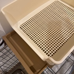 ペット用品セット【トイレ、ドリンクホルダー】の画像