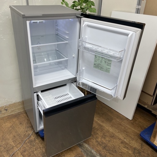 R057 ☀️ AQUA 2ドア冷蔵庫（126L / 右開き）20年製 AQR-J13J ⭐動作