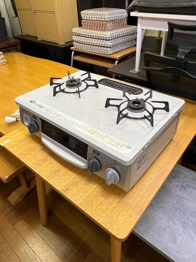 激安販売!!  都市ガス用 リンナイ ガステーブル 右強火力 KGM33NBER 2018年