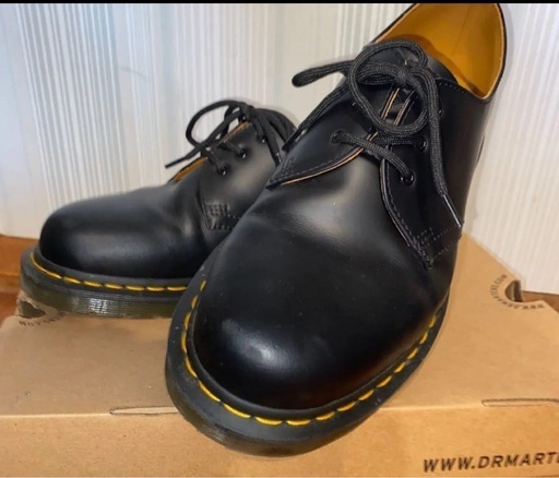 Dr.Martens 3ホールシューズ UK7 ブラック