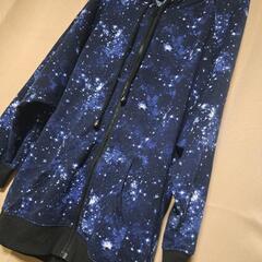 galyge フード ジップアップ パーカー 3L 宇宙 銀河 ...