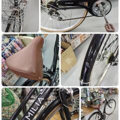 J552 ★サビキズ小凹み有り★軽快自転車★CAMILIA★6段★LEDダイナモ★27インチの画像