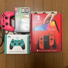 新品　Switch＋ソフト10本＋コントローラー２個