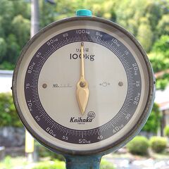 レトロ体重計　イウチスケール Yahoo!オークション - レトロ 体重計 スケール 什器 IUCHI SCALE 業務