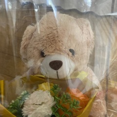 くまさん ぬいぐるみ　石鹸の花束 ギフトの画像