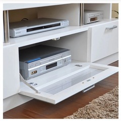 【LOWYA】テレビ台_ホワイトの画像