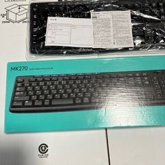 ロジクール無線キーボードマウス付き美品の画像