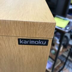 ★ジモティ割引あり★ 棚 カリモク ナチュラル/ライトブラウン W(幅)50.0×D(奥行き)47.5×H(高さ)120.0cm ※クリーニング済みの画像