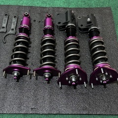 キャンバー調整付き ROWEN 車高調 SPORT RACING SHOCKS SPEC-N + オリジナルカラー WRX STi S4 レヴォーグ VM VNの画像