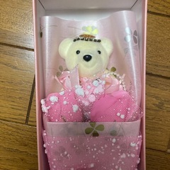 くまさん 花束 造花の画像