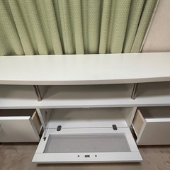 【LOWYA】テレビ台_ホワイトの画像