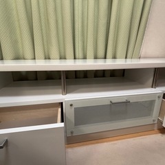 【LOWYA】テレビ台_ホワイトの画像