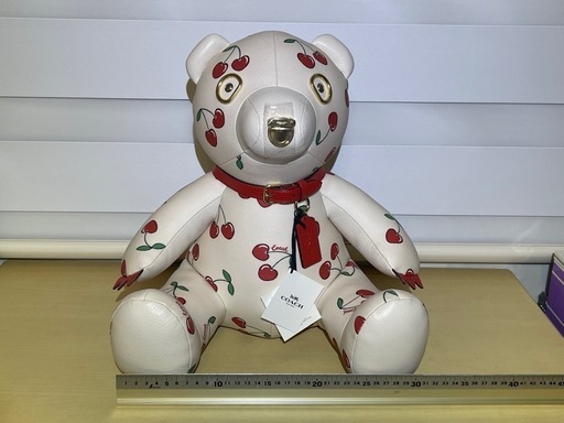 ぬいぐるみ(coach革)