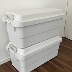 【無料】無印良品 再生PP 頑丈収納ボックス 特大 - ３個セット