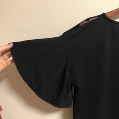 INGNI 黒　オフショル　カットソーの画像