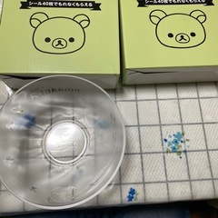 リラックマ　ガラスの深皿セット