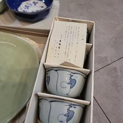和皿 湯飲み セット売りの画像