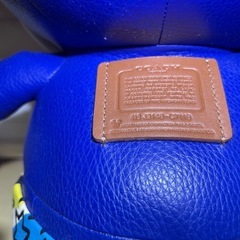 コーチ革のぬいぐるみの画像