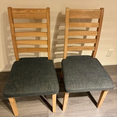 ニトリ ダイニングチェア三点セットの画像