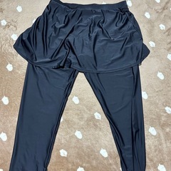 ゴルフスカート一体型レギンス【3L〜4L】黒の画像