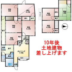 ☆7ＳＤＫ ☆プロフ必読☆初期費用を安くしたい方いらっしゃいませ...