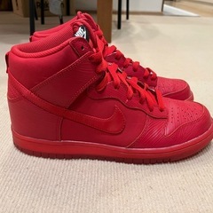 希少❗️未使用❗️NIKE DUNK HIGH UNIVERSITY RED 317982-617の画像