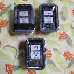 使用済み空インクカートリッジ　BC-310（２個）、BC-311...