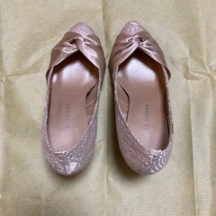 【結婚式お呼ばれ用パンプス】23cm ヒール7cm の画像