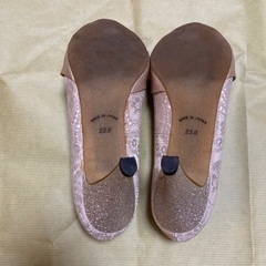 【結婚式お呼ばれ用パンプス】23cm ヒール7cm の画像