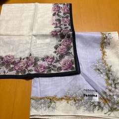 レノマ（renoma）　ハンカチ　新古品　２枚で